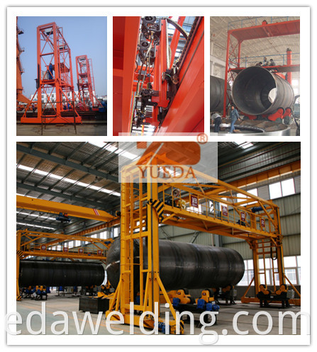 Gantry Type Steel Pole Submerged Arc Welding Machine Seam Welding Manipulator